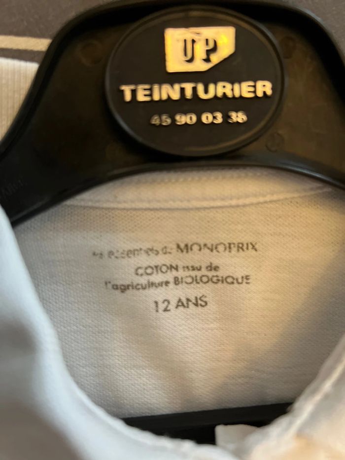 Polo manches courtes piqué de coton broderie cœur 12 ans - Monoprix Teens - photo numéro 4