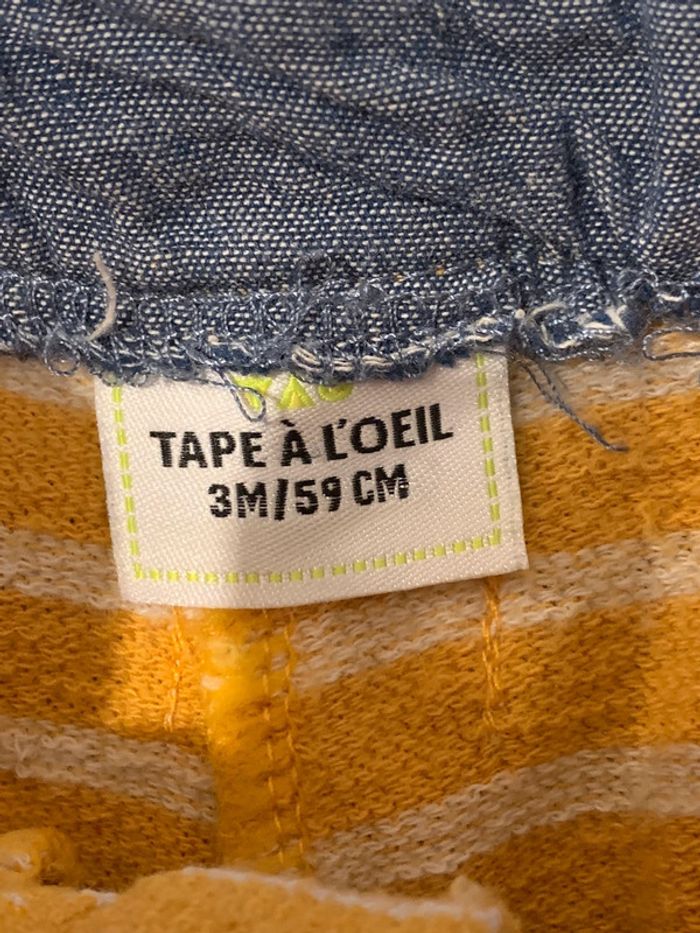 Short Tape à l’œil 3 mois - 59 cm - photo numéro 3