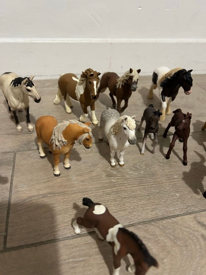 Lot chevaux et poulains Schleich - photo numéro 2