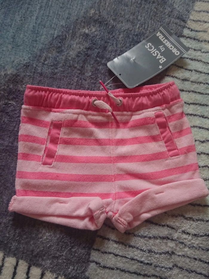 🌸 Joli Short rose taille 6mois