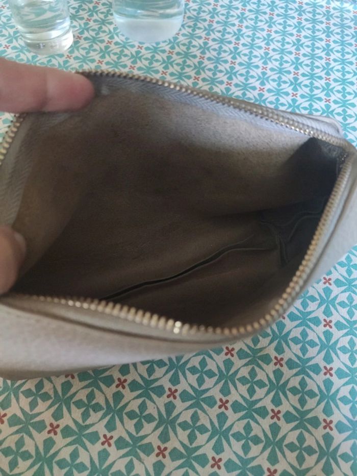 Pochette beige 25 cm x 17 cm - photo numéro 3
