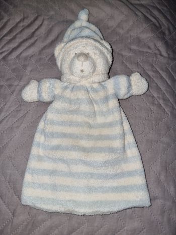 Doudou plat Nicotoy rayé