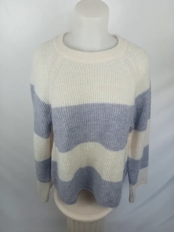 Pull femme rayé Kiabi – sweater - jersey - suéter - pullover - trui - maglione