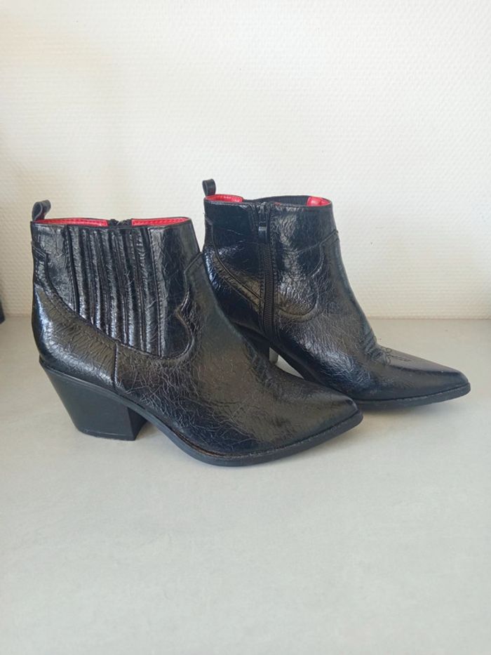 Bottines à talons femme c - photo numéro 2