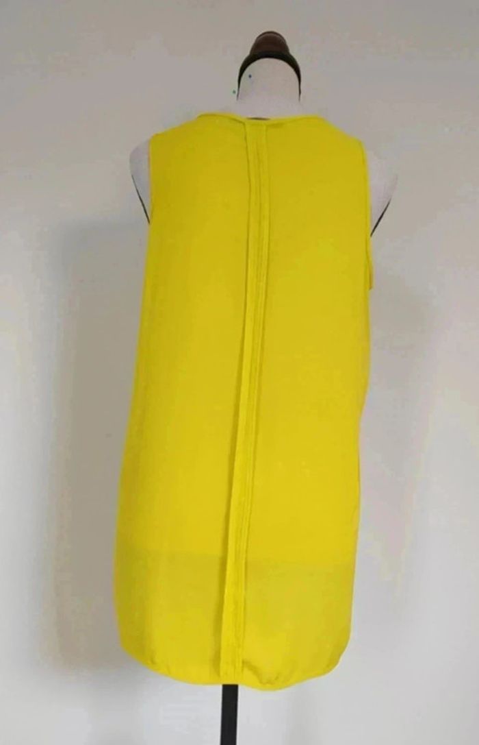 10 € Débardeur jaune Aggi estival Taille 40 en excellent état - photo numéro 3