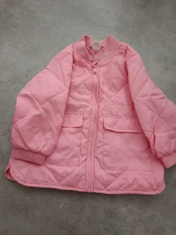 Doudoune rose légère H&M 86cm