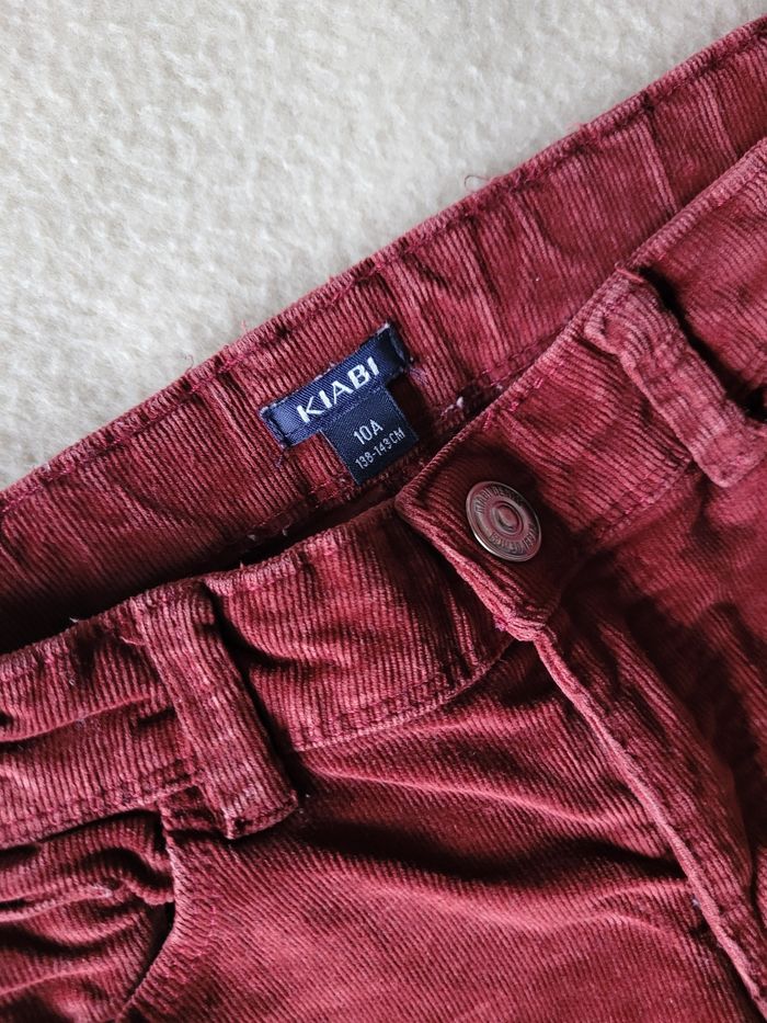 Pantalon velours kiabi 10 ans 143 cm - photo numéro 3