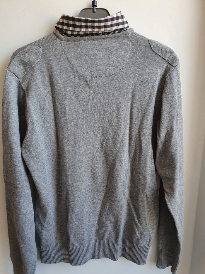 Pull fausse chemise garçon 16 ans (S) - photo numéro 2