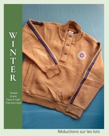 ✨ Sweat Col Montant Camel – Tape à l'œil ✨