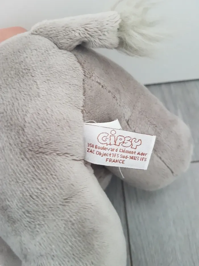 Peluche éléphant gipsy - photo numéro 2