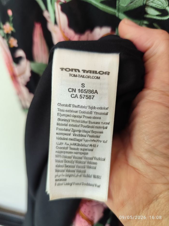 Robe fleurie Tom Taylor taille S - photo numéro 6