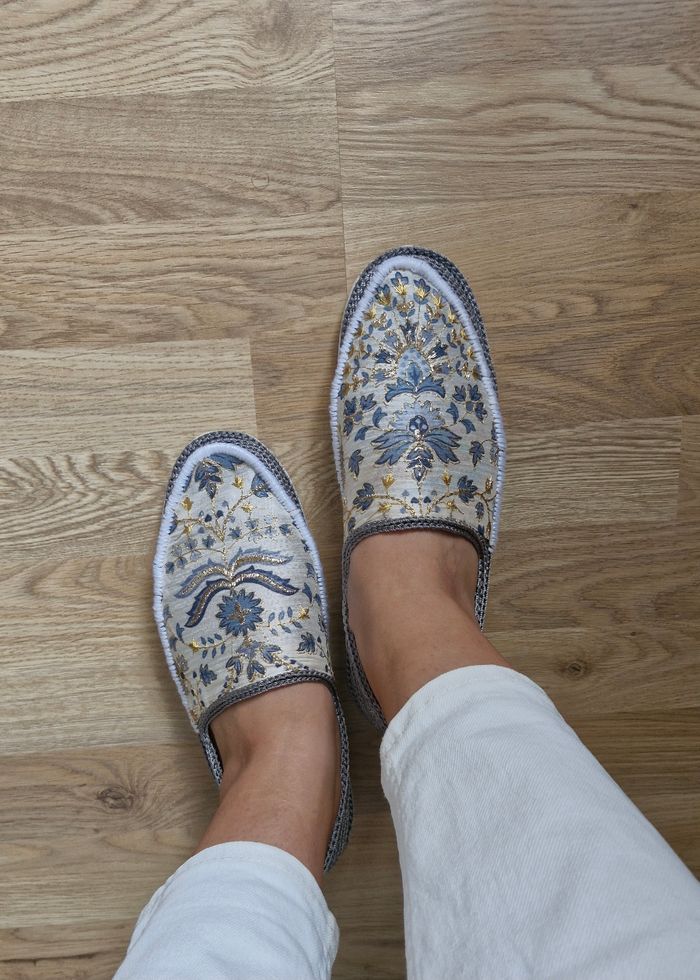 Chaussures femme en crochet