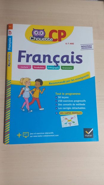 Cahier d'activités CP français . Neuf