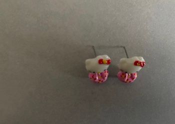 Boucle d’oreille hello kitty
