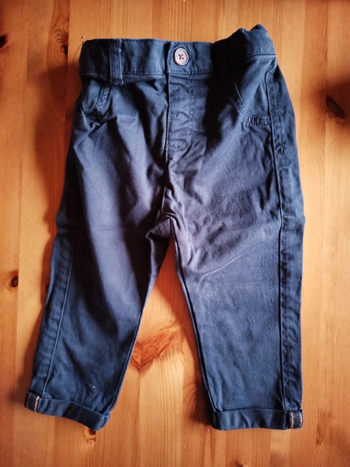 Pantalon bleu marine taille 1 an (12 mois)