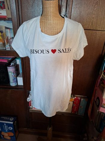 Tee-shirt bisous salés 46/48