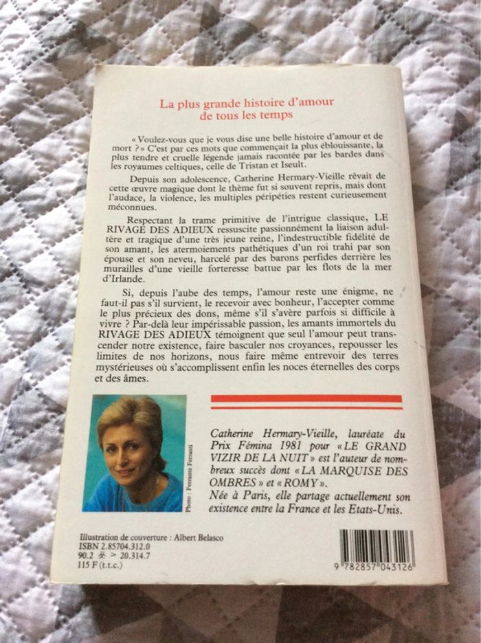 #le rivage des adieux Catherine Hermary Vielle - photo numéro 2