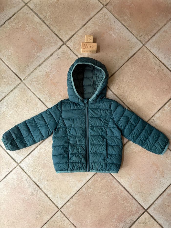 Veste légère OKAIDI verte garçon 3 ans