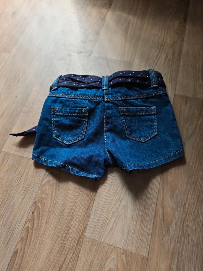 Short en jeans