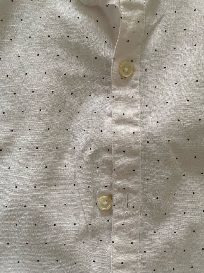 Chemise blanche à pois ZARA Taille M - photo numéro 2