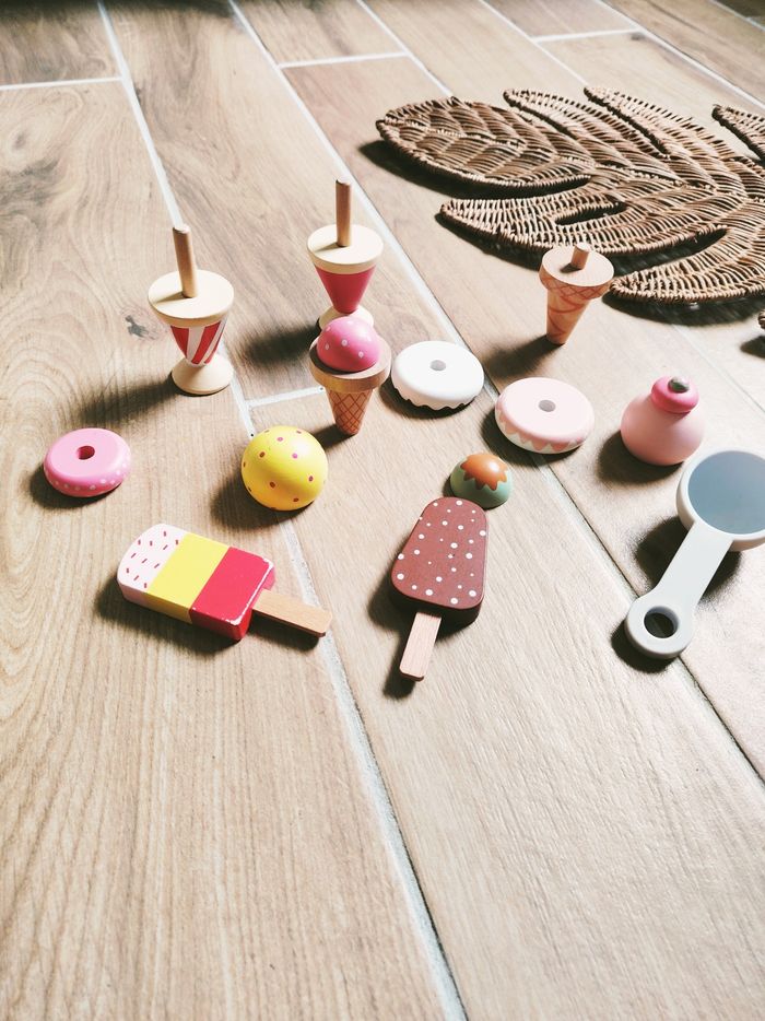 🍦Dinette esquimaux et création de boules de glaces en bois marque Vertbaudet - photo numéro 2