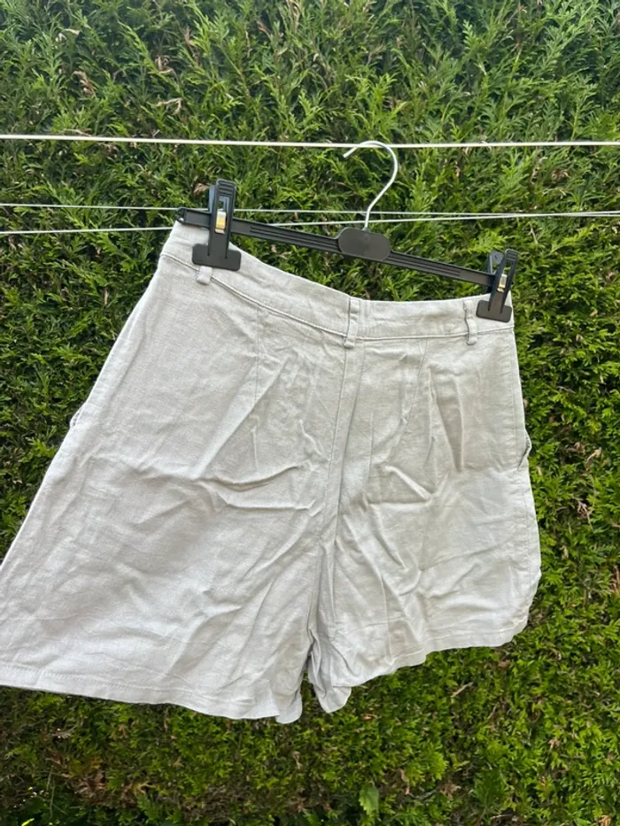 bermuda short en lin pull and bear - photo numéro 2