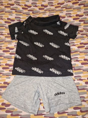 Ensemble adidas noir et gris