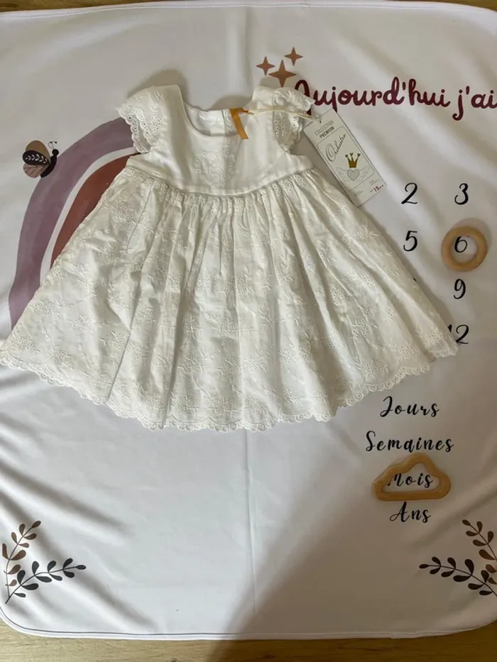 Robe de cérémonie bébé fille – 6 mois - 67 cm – Orchestra – Neuve avec étiquette