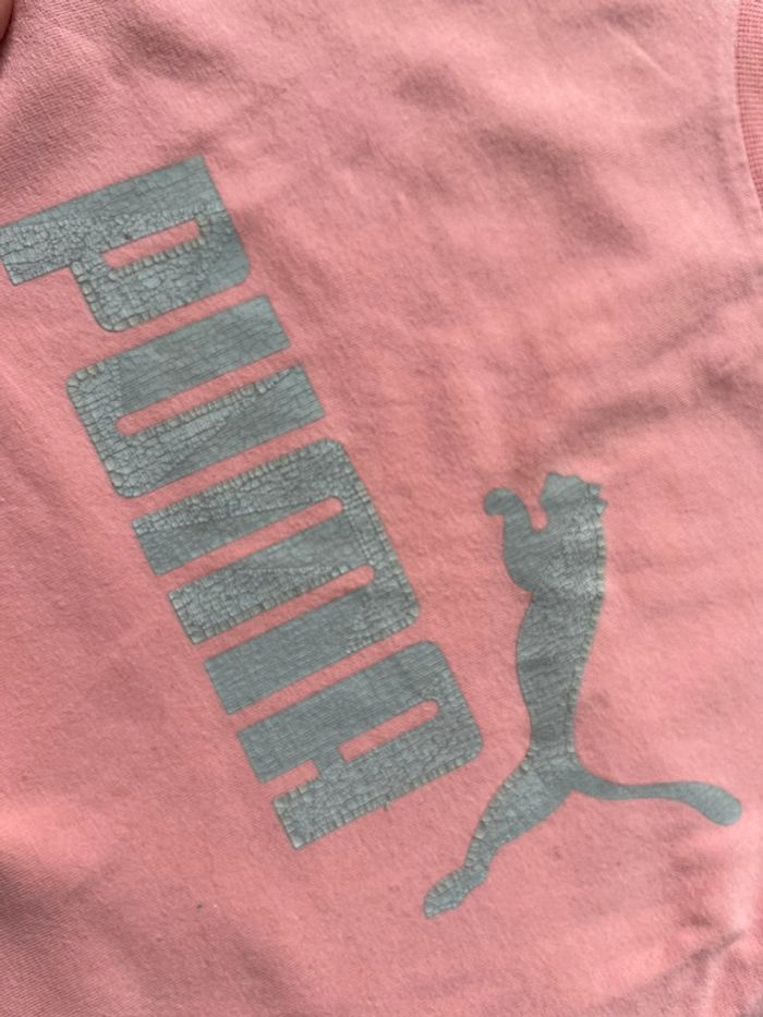 T-shirt homme PUMA rose - photo numéro 2