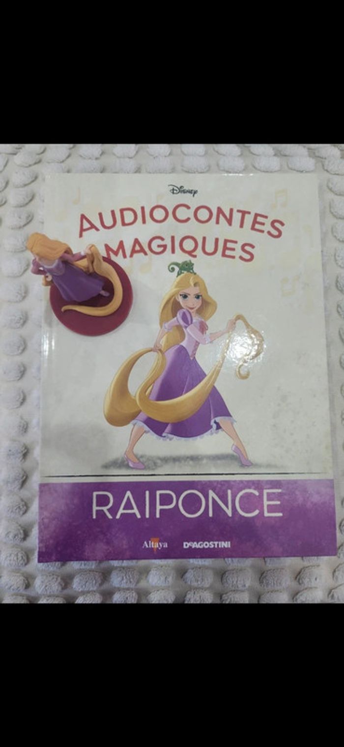 18ēme audioconte magique collection altaya deagostini livre et figurine disney audio conte