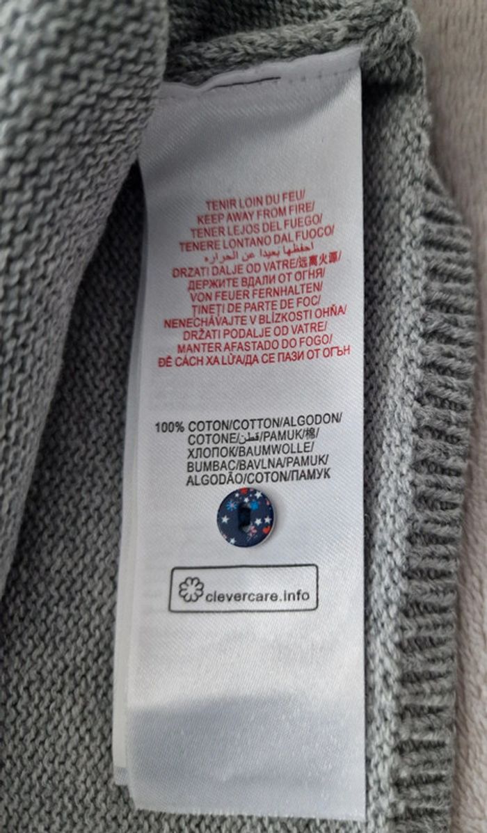 Gilet court gris - 12M - Sergent Major (neuf) - photo numéro 13
