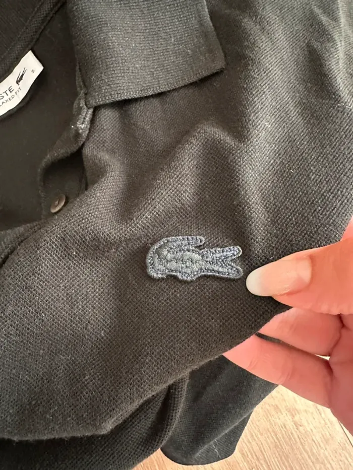 Robe polo Lacoste noire taille 36 - photo numéro 6