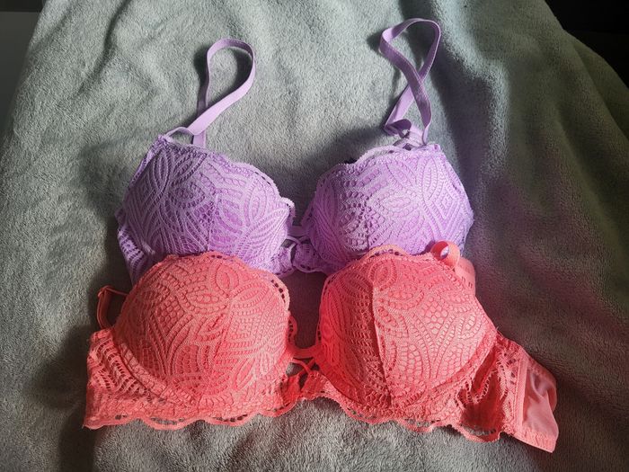 Lot soutien-gorge push-up en dentelle