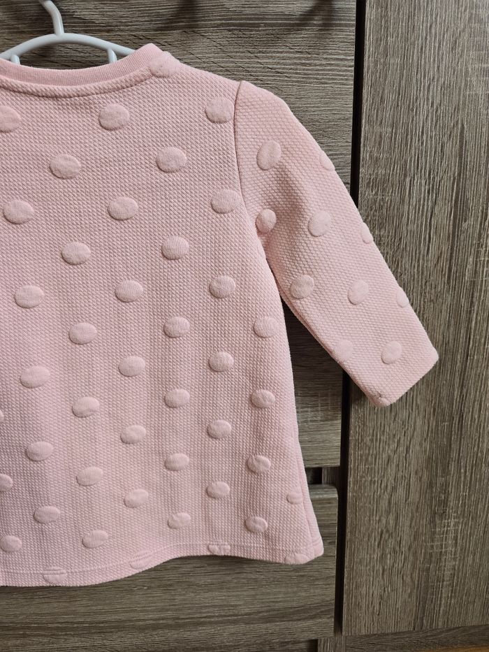 Vêtement Bébé Fille - Robe rose - H&M - 6/9 mois 74 cm - photo numéro 7