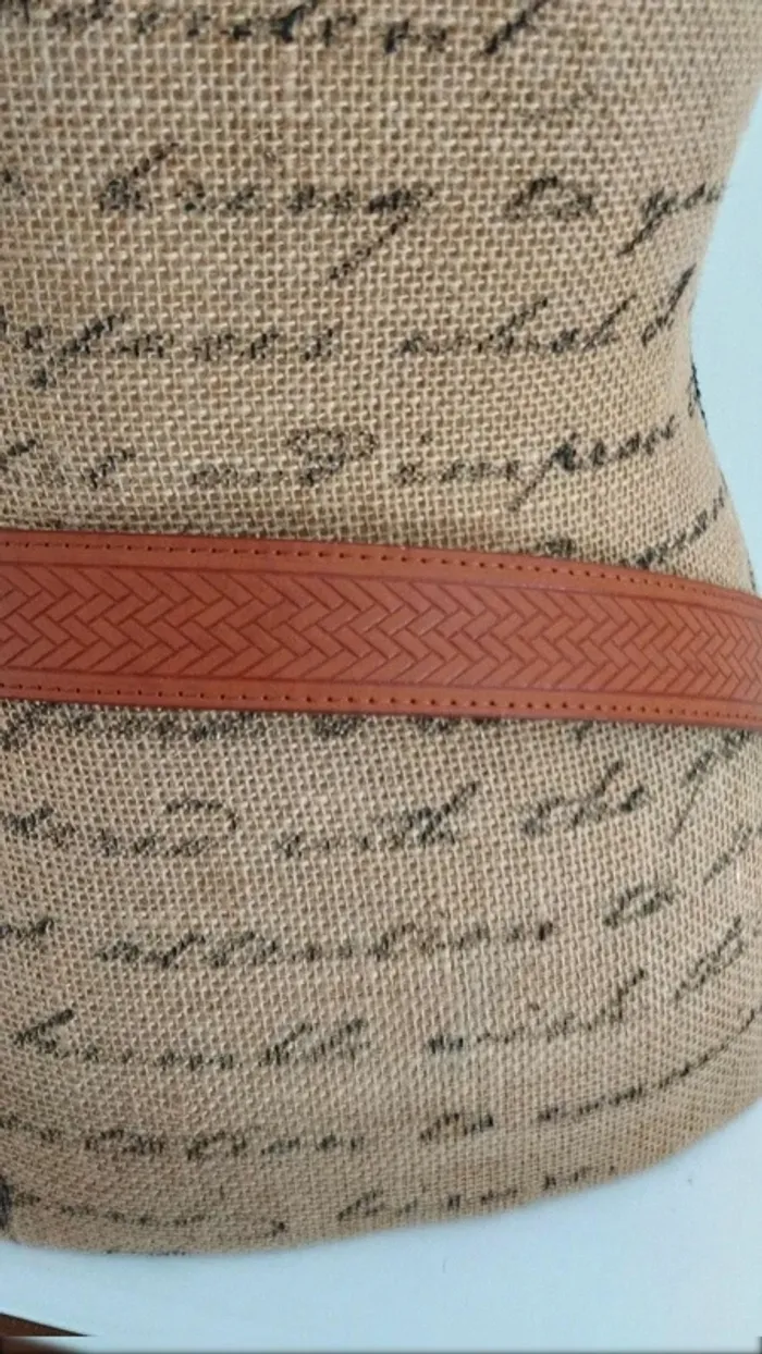 Ceinture marron mixte taille 120 cm - photo numéro 7