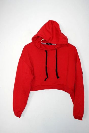 Sweat court rouge Jennyfer taille S