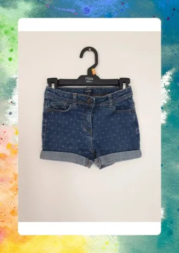 Short en jeans taille ajustable 6 ans