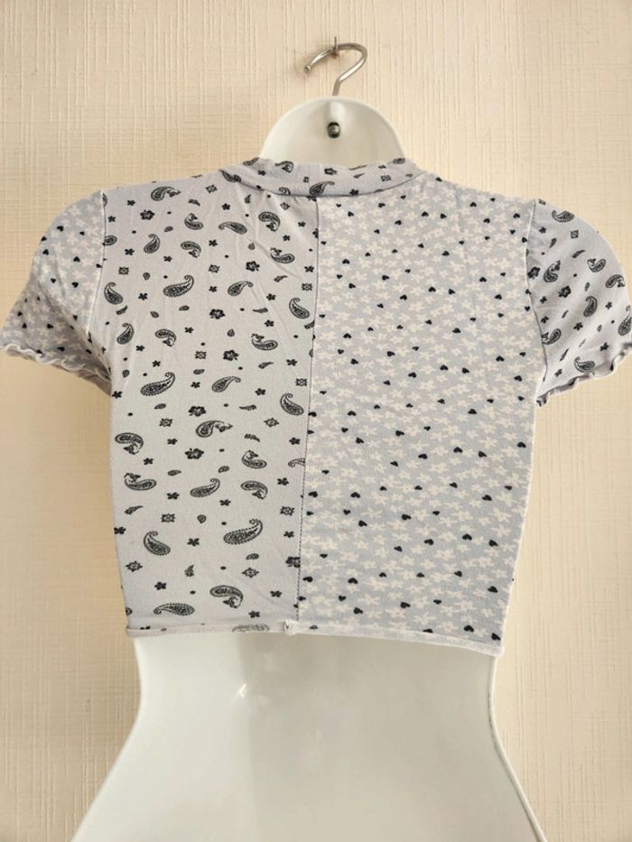 Tee-shirt court manches courtes Jennyfer XXS - photo numéro 4