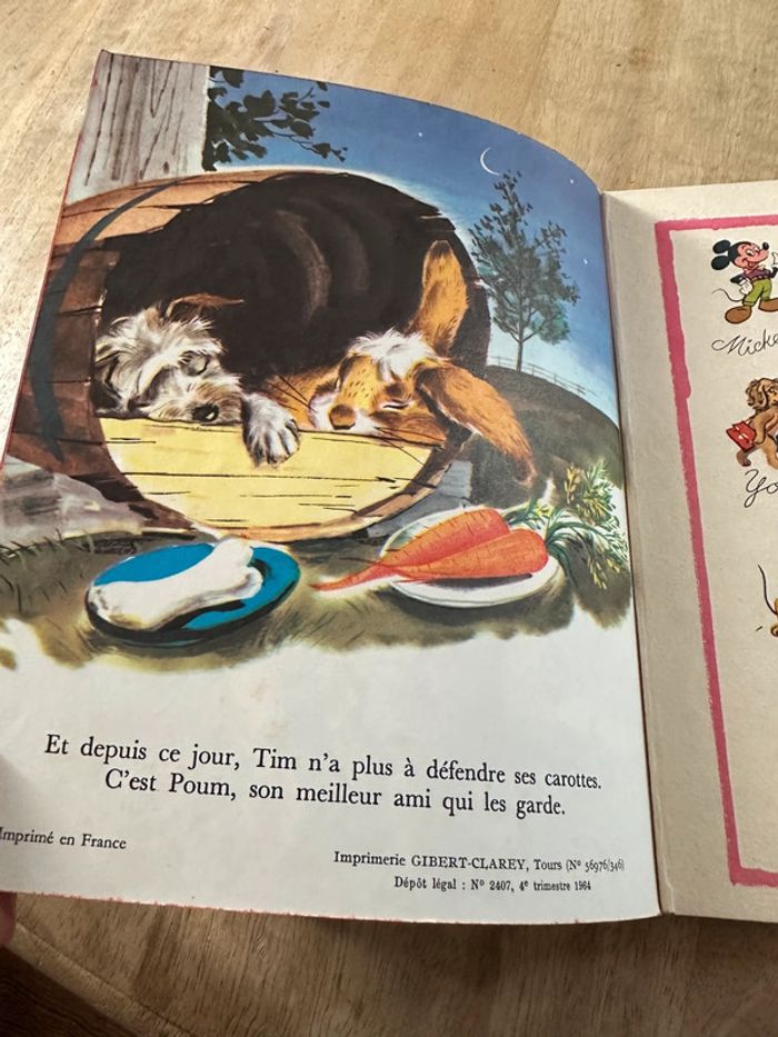 Les albums roses Hachette livre ancien vintage Tim en Ballon Pierre Probst lièvre lapin - photo numéro 5