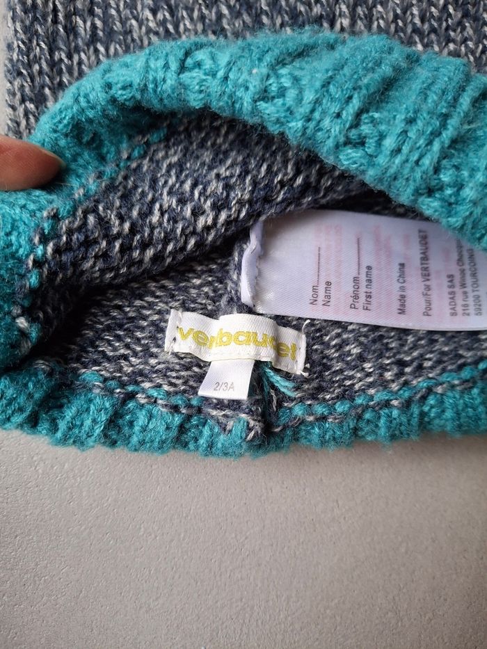 Bonnet Vertbaudet à pompon - photo numéro 2