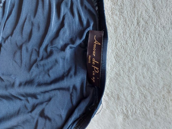 Magnifique robe bleu foncé moulante cérémonie - photo numéro 6