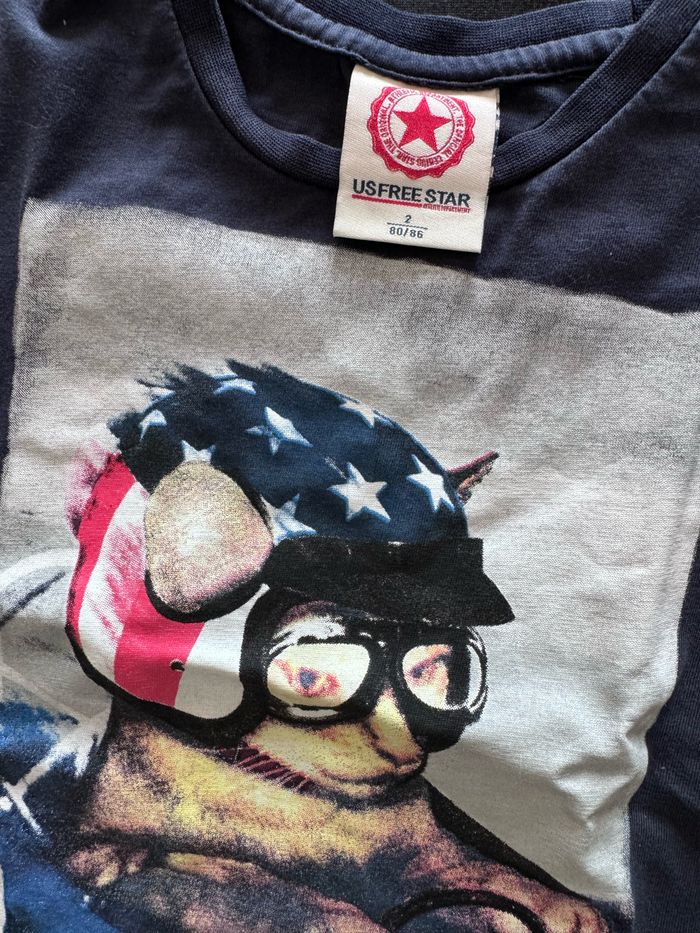 Lot 2 t-shirt MC America 24 mois - photo numéro 3