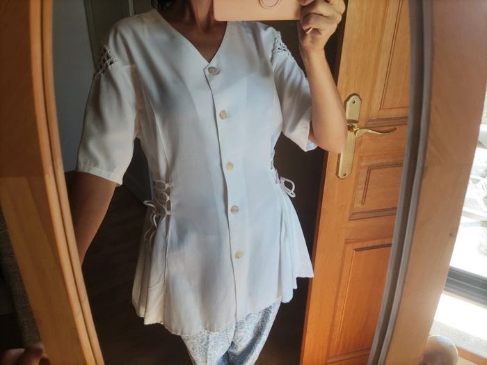 Tunique blanche été chic cérémonie - photo numéro 13