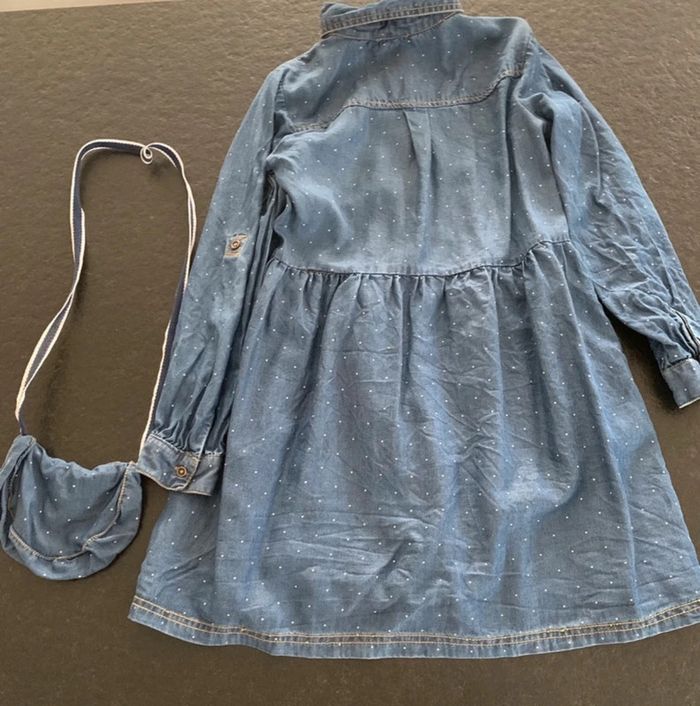 Robe jeans mi-saison 8ans - photo numéro 2