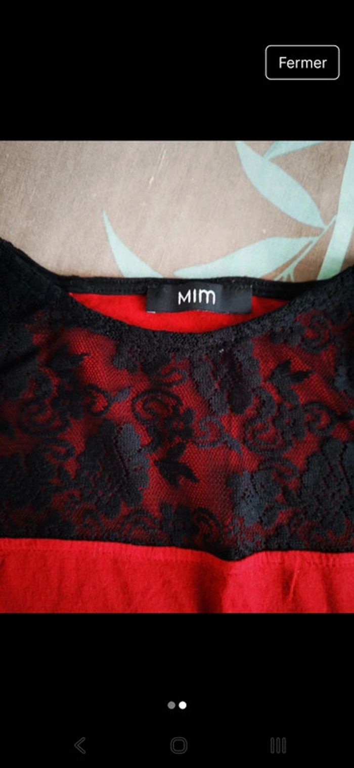 Tee-shirts à Dentelles Mim taille S. - photo numéro 2