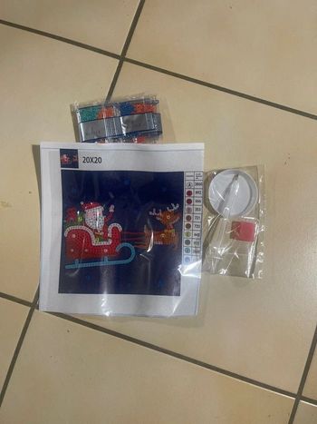 Toile partielle Diamond Painting 20x20cm n°11