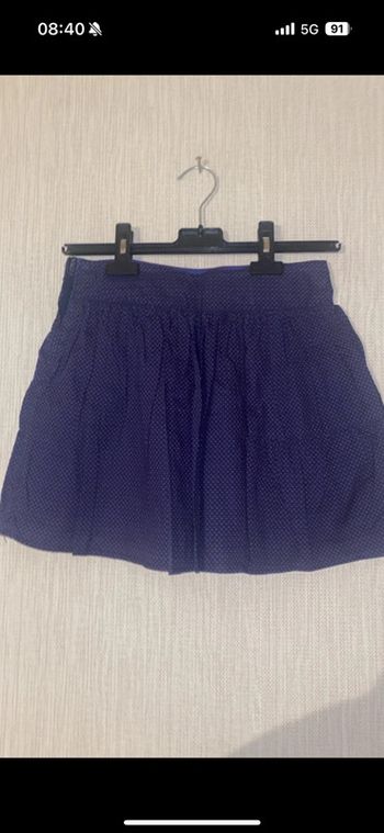 Jupe Sergent Major 12 ans – Motif étoiles et broderie