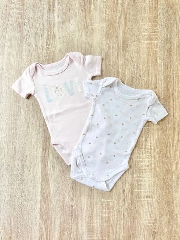2 bodies bébé fille