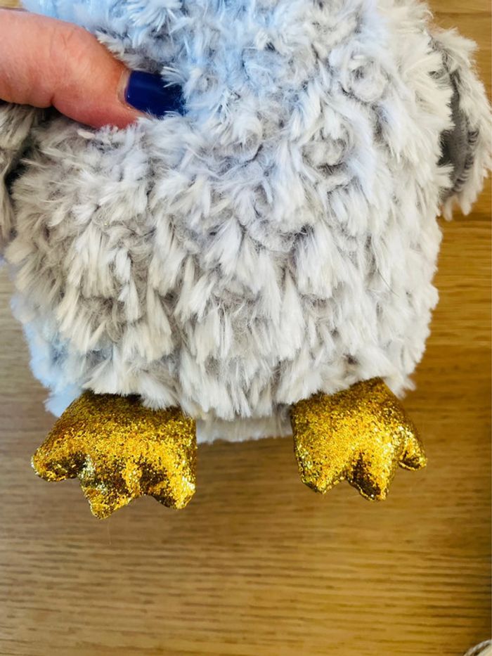 Ty owlete peluche avec étiquette environ 25 cm - photo numéro 4