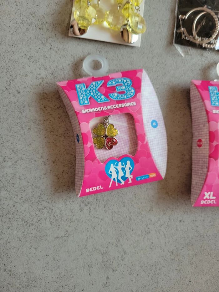 Lot bijoux charm boucles d'oreilles pendentif perle créole - photo numéro 7